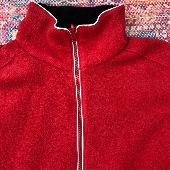 Columbia red interchange core zip up fleece - Picture 2 of 7